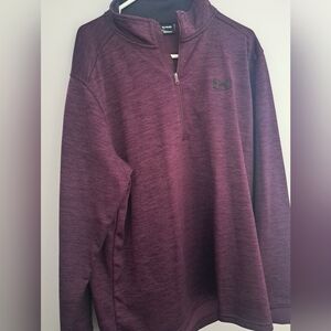 Under Armour Burgundy Fleece Quarter-Zip